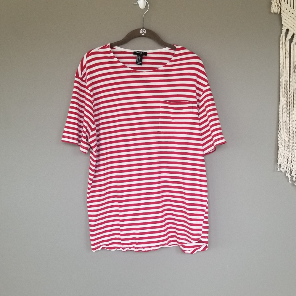 🎆F21 Men | Striped Tee